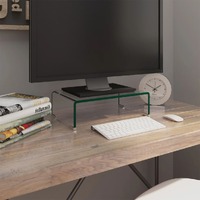 Sherwood TV Stand/Monitor Riser Glass Clear