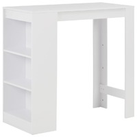 Bar Table with Shelf 110x50x103 cm