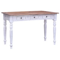 Desk with Drawers 117x57x75 cm Solid Reclaimed Wood