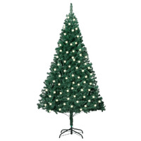 Artificial Christmas Tree with LEDs&Thick Branches