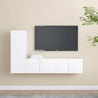Brainerd 3 Piece TV Cabinet Set Engineered Wood
