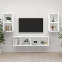 Chaparral Wall-mounted TV Cabinets 4 pcs Engineered Wood