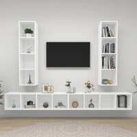 Cockermouth Wall-mounted TV Cabinets 4 pcs Engineered Wood