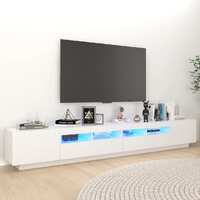 Morpeth TV Cabinet with LED Lights 260x35x40 cm