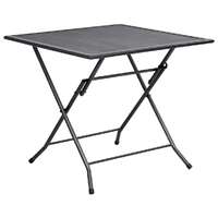 Folding Mesh Table Steel Anthracite
