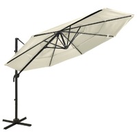 4-Tier Parasol with Aluminium Pole 3x3 m