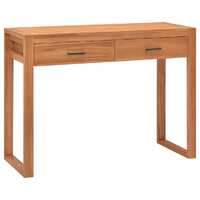 Desk with 2 Drawers Recycled Teak Wood