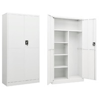 Locker Cabinet 90x40x180 cm Steel