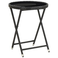 Tea Table 60 cm Poly Rattan
