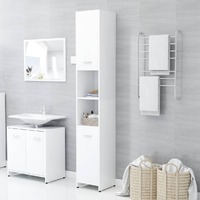 Bathroom Cabinet 30x30x183.5 cm Engineered Wood