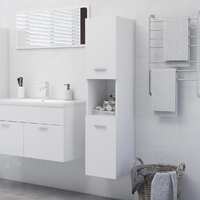 Bathroom Cabinet 30x30x130 cm Engineered Wood