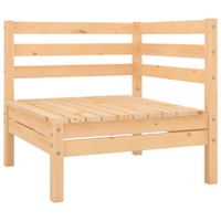 Garden Sofa Solid Pinewood