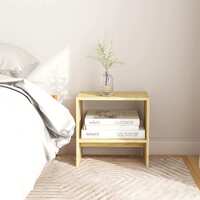 Brierley Bedside Cabinet 40x30.5x40 cm Solid Pinewood