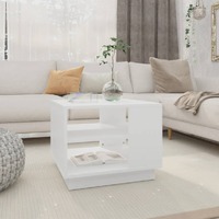 Coffee Table 55x55x43 cm Engineered Wood