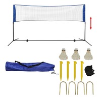 Badminton Net Set with Shuttlecocks