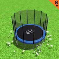 Kahuna 8Ft Outdoor Round Trampoline for Kids and Children suited for Fitness, Exercise, Gy