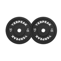 VERPEAK Black Bumper weight plates-Olympic