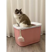 XXL Top Entry Cat Litter Box No Mess Large Enclosed Covered Kitty Tray
