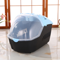 Medium Portable Travel Dog Cat Crate Pet Carrier Cage Comfort With Mat