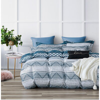 Jasper microfiber reversible quilt cover set