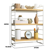 Desktop Storage Rack Bookshelf Office