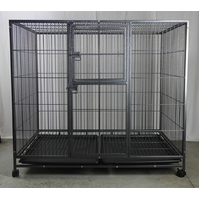 Pet Dog Cat Cage Metal Crate Kennel Portable Puppy Cat Rabbit House