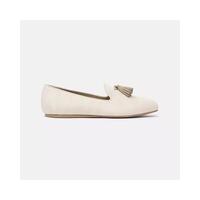 Cotton Denim Moccasins with Rubber Sole Men