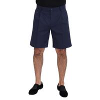 Authentic Dolce & Gabbana Chino Shorts with Logo Details Men