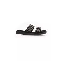Two-Strap Rhinestone Low Sandal with 3 cm Heel Women