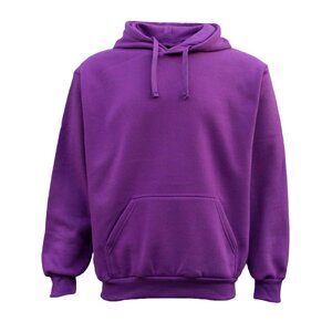 Adult Unisex Men's Basic Plain Hoodie Pullover Sweater Sweatshirt Jumper XS-8XL, Purple