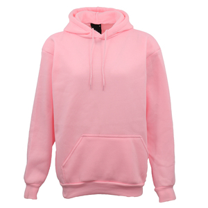 Adult Unisex Men's Basic Plain Hoodie Pullover Sweater Sweatshirt Jumper XS-8XL, Light Pink