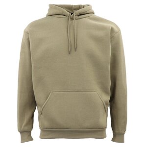 Adult Unisex Men's Basic Plain Hoodie Pullover Sweater Sweatshirt Jumper XS-8XL, Light Olive