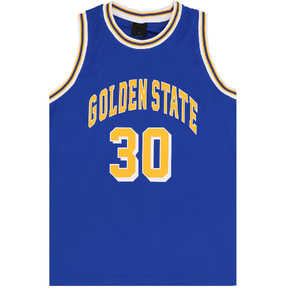 Kid's Basketball Jersey Tank Boys Sports T Shirt Tee Singlet Tops Los Angeles, Royal Blue - Golden State 30