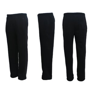 New Adult Mens Unisex Track Suit Fleece Lined Pants Sport Gym Work Casual Winter