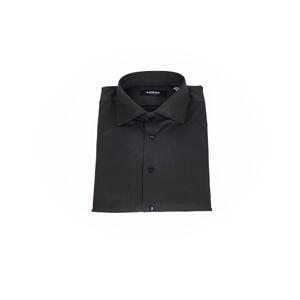 Button-front Slim Fit Shirt with Italian Collar