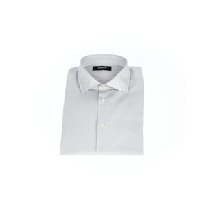 Button-Front Slim Fit Shirt with Italian Collar