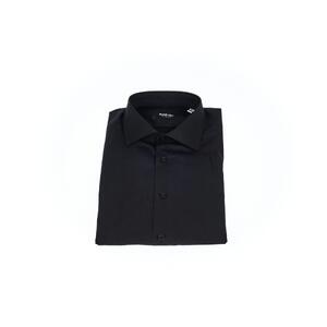 Button-Front Slim Fit Shirt with Italian Collar