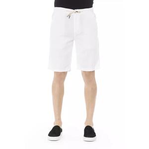 Solid Color Drawstring Bermuda Shorts with Pockets