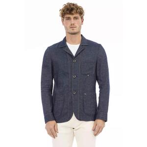 Fabric Jacket with Detachable Braces and Button Closure