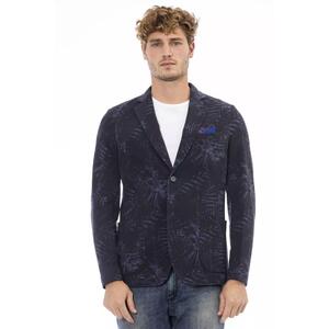 Classic Button Closure Fabric Jacket with Front Pockets