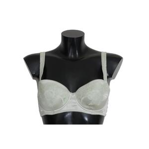 Gorgeous Floral Lace Silk Stretch Balconcino Bra - Dolce &amp; Gabbana