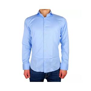 Milano Solid Color Shirt in Light Blue