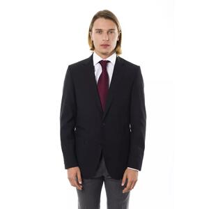 Classic Lapel Jacket with 2 Buttons and Front Flap Pockets