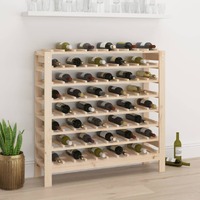 Wine Rack Solid Wood Pine