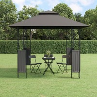Gazebo with Roof Anthracite Steel