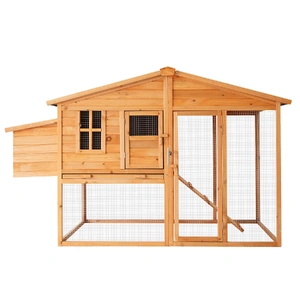 Furtastic Chicken Coop & Rabbit Hutch With Ramp