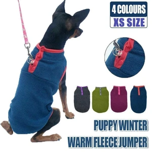 XS Pet Dog Puppy Winter Warm Fleece Jumper Vest Coat Jacket Apparel Clothes