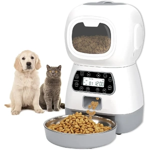 YES4PETS Visible Automatic Digital Pet Dog Cat Feeder Food Bowl Dispenser