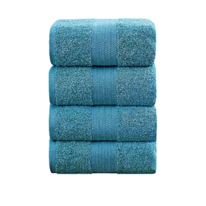 4 Piece Cotton Bath Towels Set
