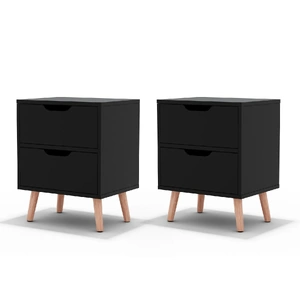 Artiss 2 x Bedside Table 2 Drawers